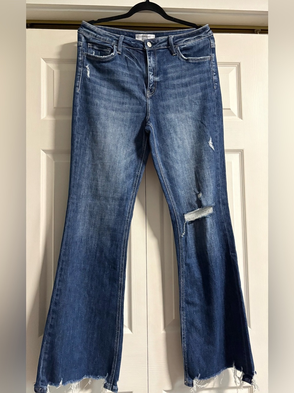 Vervet Flare Distressed Jeans - Size 13